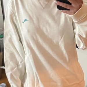 Tommy Bahama Cream Crewneck Sweater